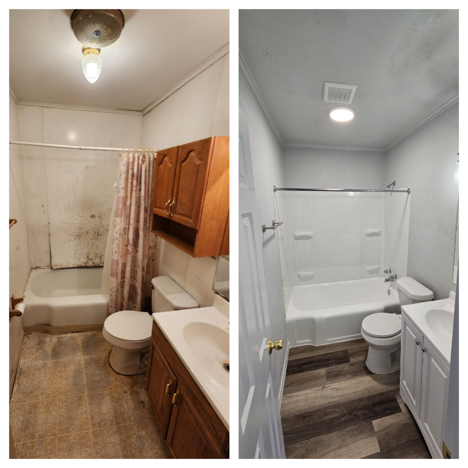 Before and after project collage 14