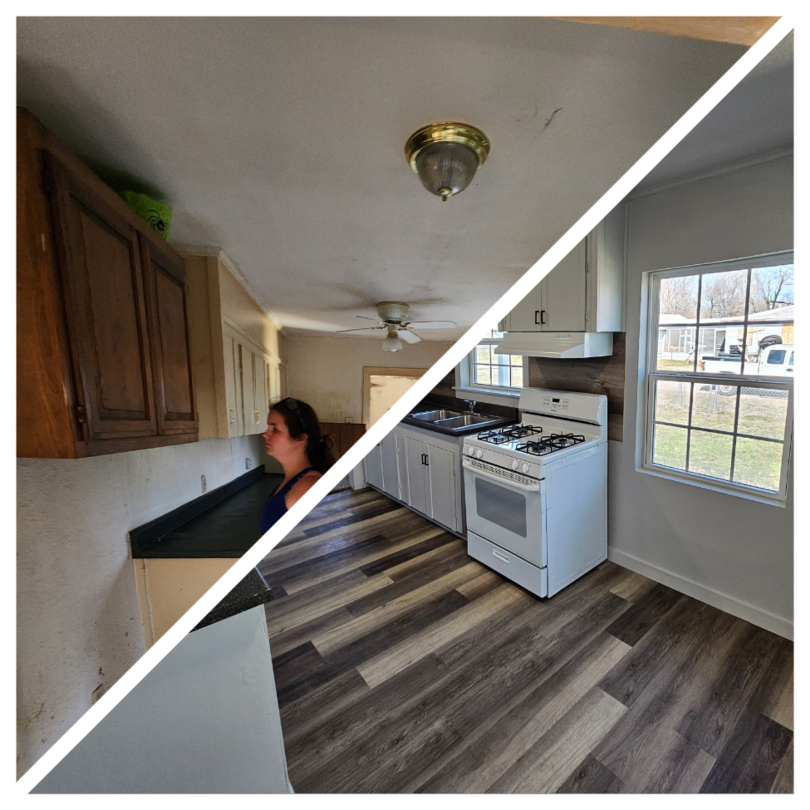 Before and after project collage 17