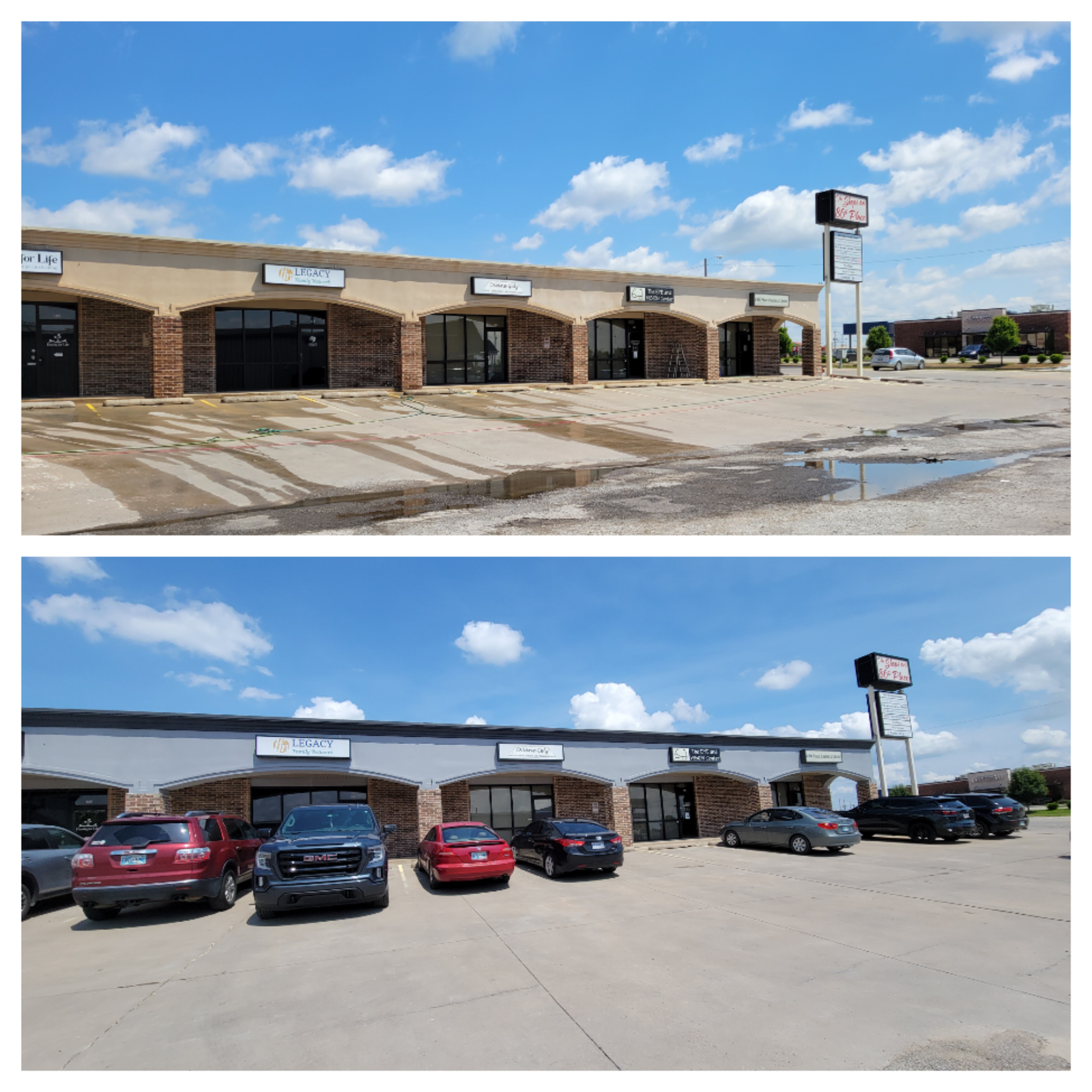 Before and after project collage 39